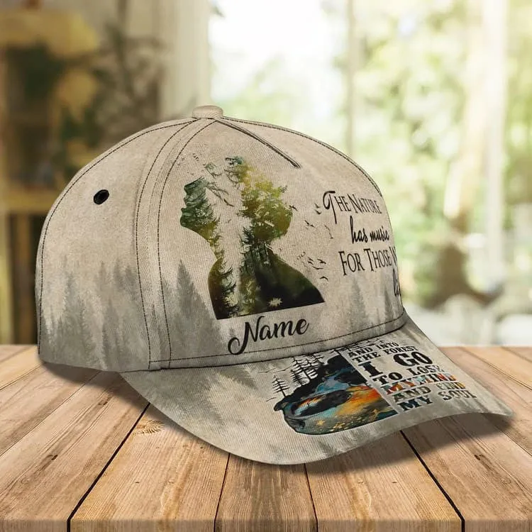 The Mountain are calling and I must go 3D All Over Printed Baseball Cap for Hiking Lovers, Hiking Hat for Boy & Girl