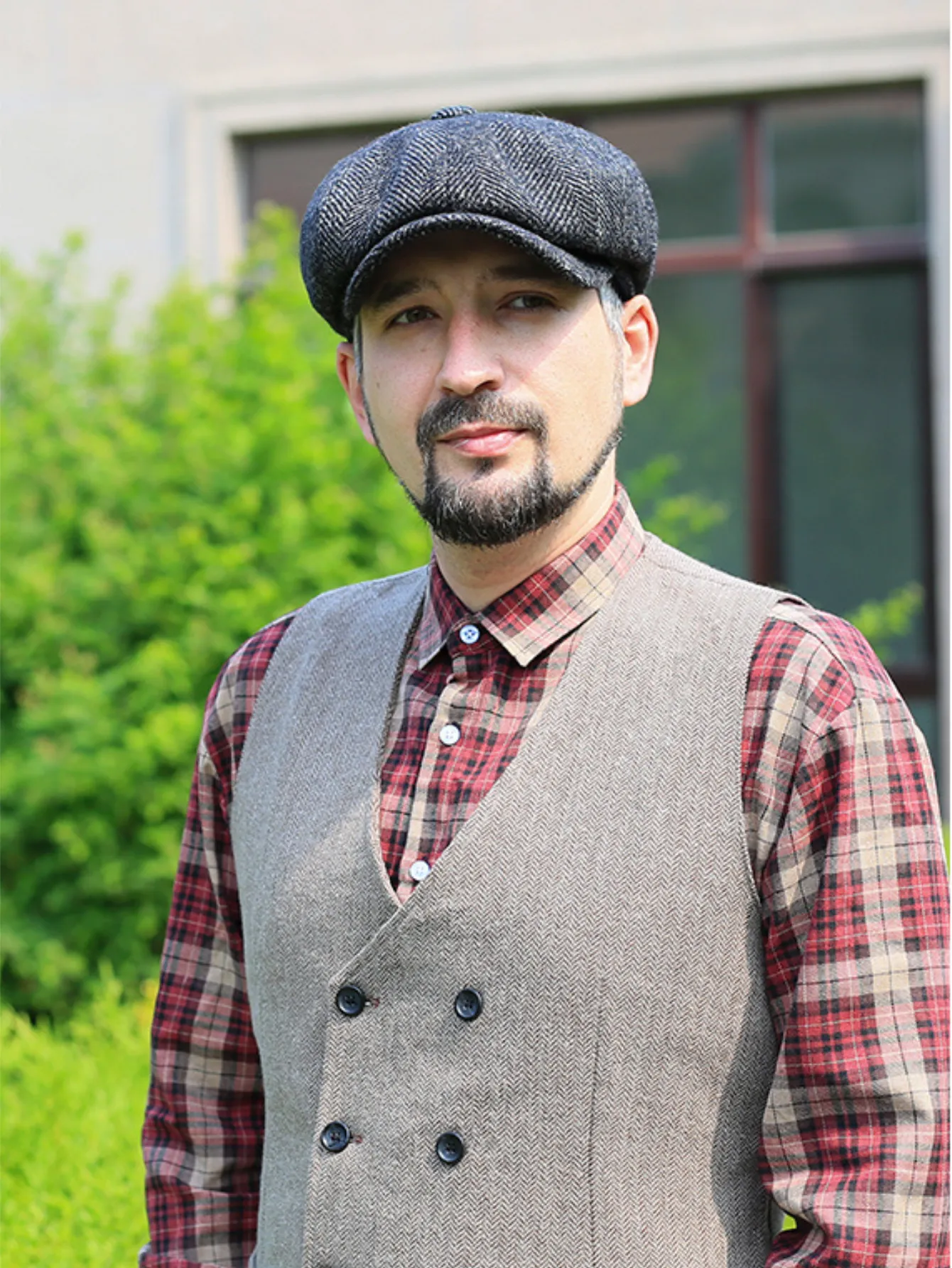 Timeless Wool Blend Newsboy Cap