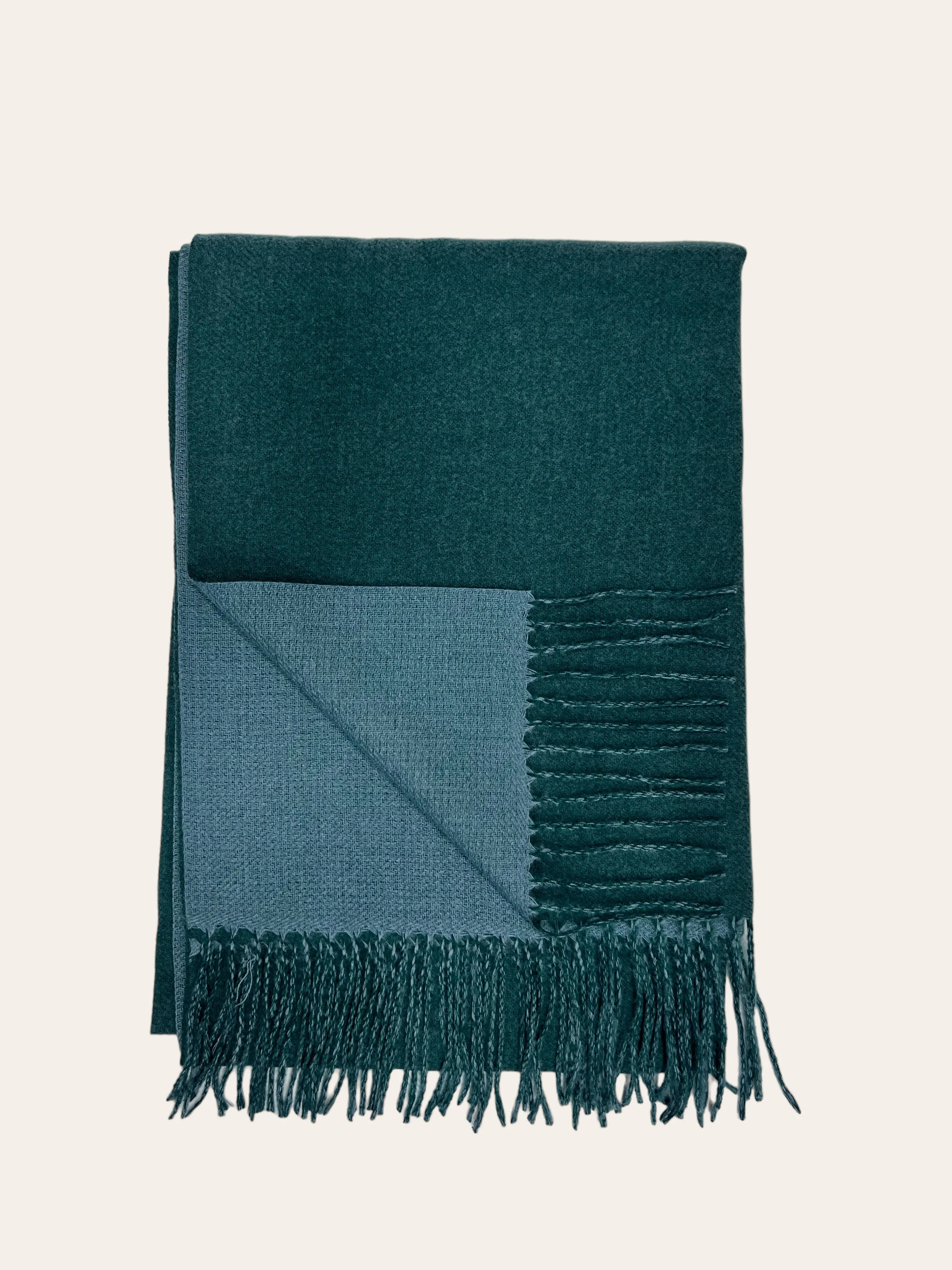 Two Tone Cashmere Blend Scarves