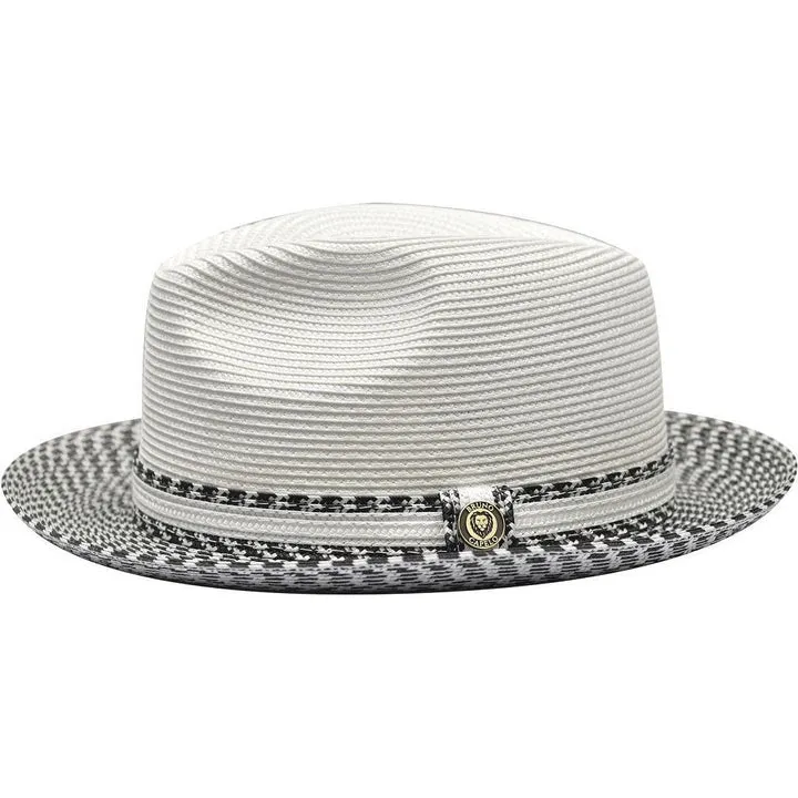 Two-Tone Straw Fedora