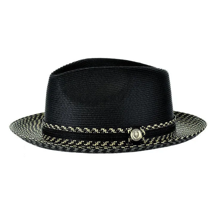 Two-Tone Straw Fedora