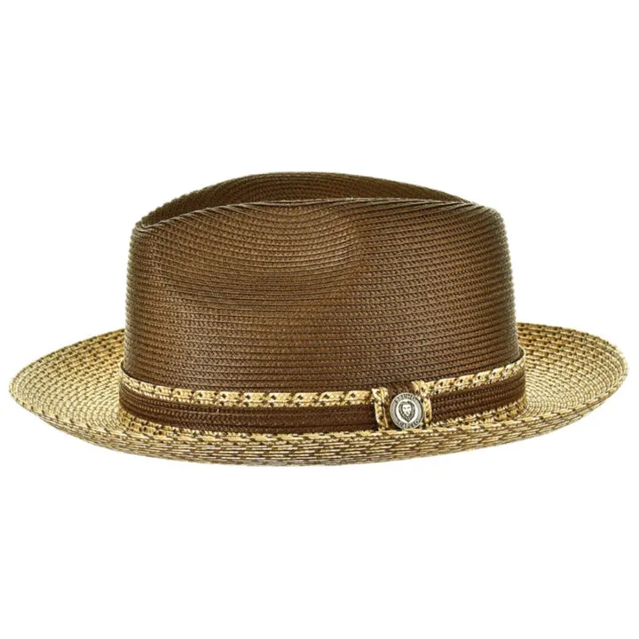 Two-Tone Straw Fedora