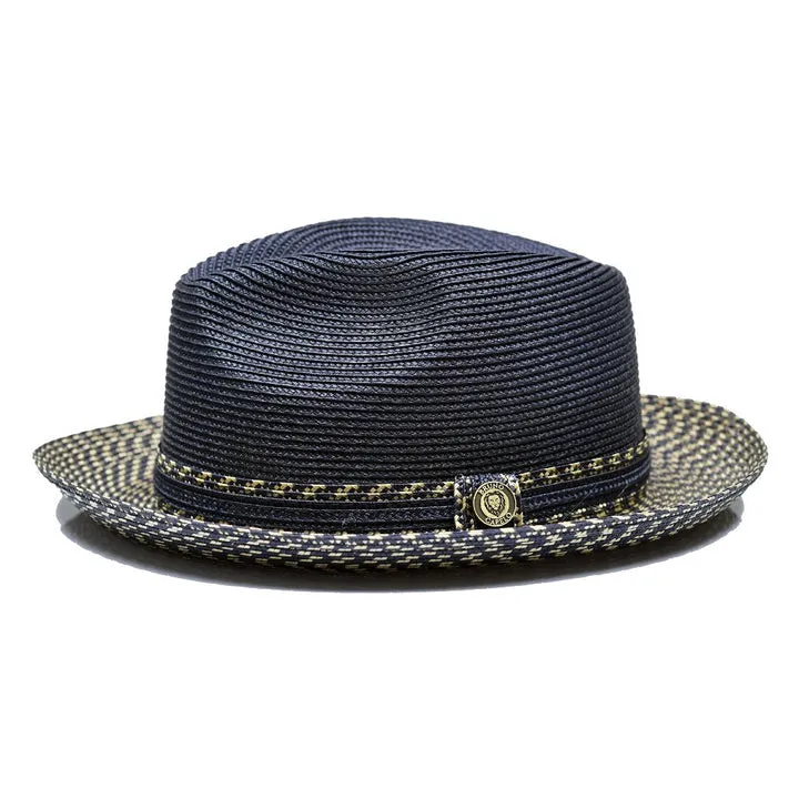 Two-Tone Straw Fedora