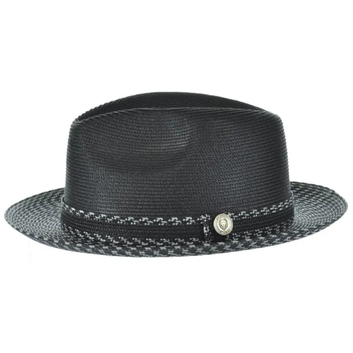 Two-Tone Straw Fedora