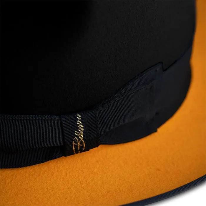 Urban Two Tone Fedora-Black Orange