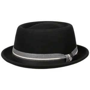 Wandricks Pork Pie Wool Fedora Hat