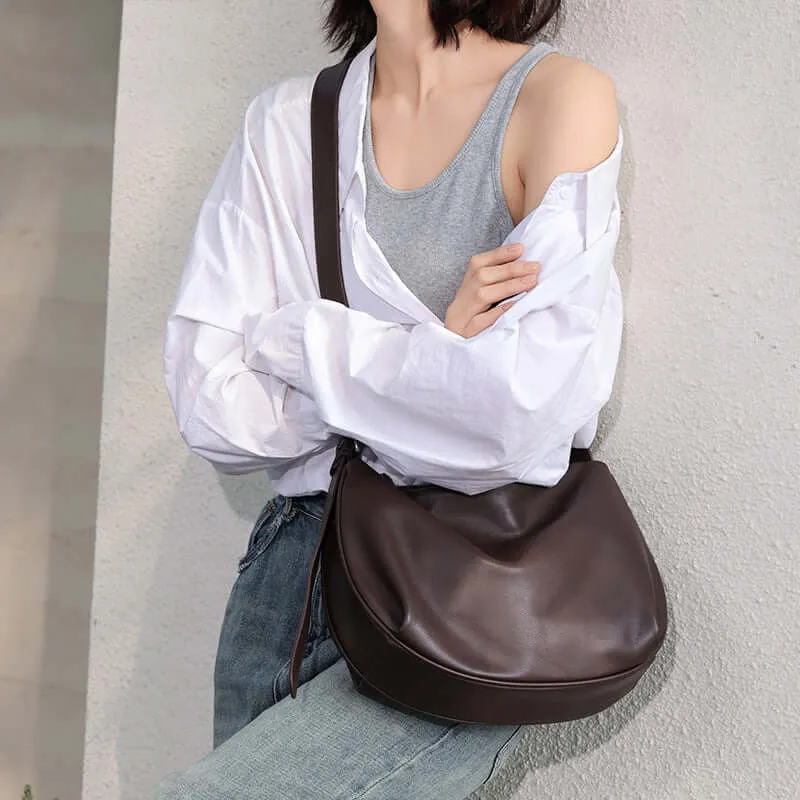 Women's Leather Shoulder & Crossbody Bag - Stylish and Practical