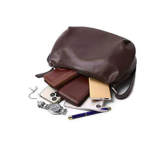 Women's Leather Shoulder & Crossbody Bag - Stylish and Practical