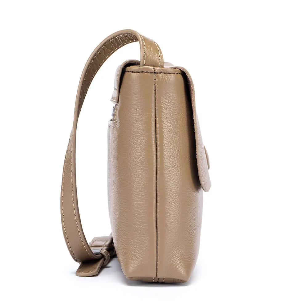 Women's Small Leather Crossbody Bag – Stylish & Practical