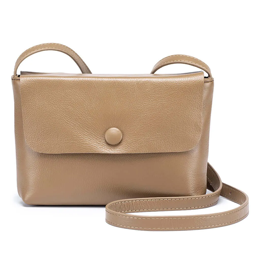 Women's Small Leather Crossbody Bag – Stylish & Practical