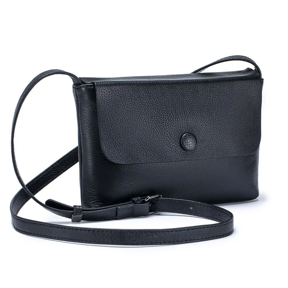 Women's Small Leather Crossbody Bag – Stylish & Practical